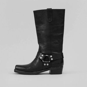 RE/DONE Cavalry Tall Boot - Black